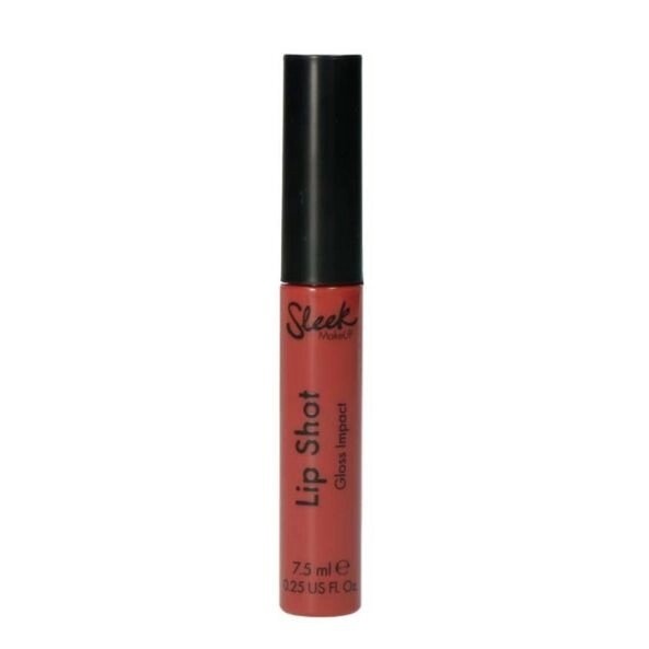 Блеск для губ Темно-коралловый, Lip Shot - Plot Twist Red Brown, Sleek MakeUp, 7,5 мл