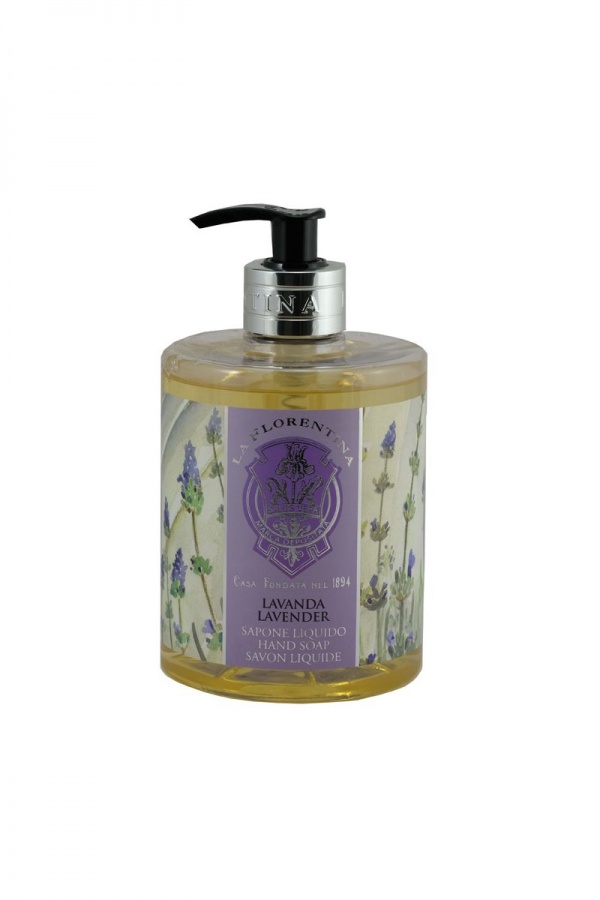 Жидкое мыло с оливковым маслом и экстрактом лаванды Liquid Soap Lavender, La Florentina, 500 мл