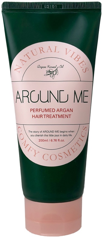 Маска для волос парфюмированная несмываемая Perfumed Argan Non-Wash Hair Pack Floral Ocean, Around Me, Welcos, 200 мл