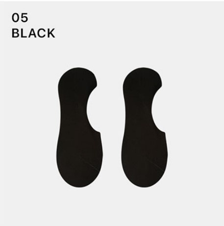Носки мужские короткие, черные, размер 39-44, (M-F-026-05)ADULTS, B TYPE, GGRN