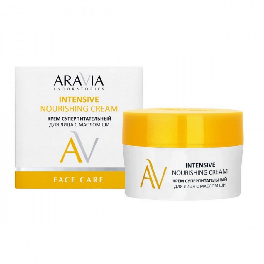 Крем суперпитательный для лица с маслом ши, Intensive Nourishing Cream, ARAVIA Laboratories, 50 мл