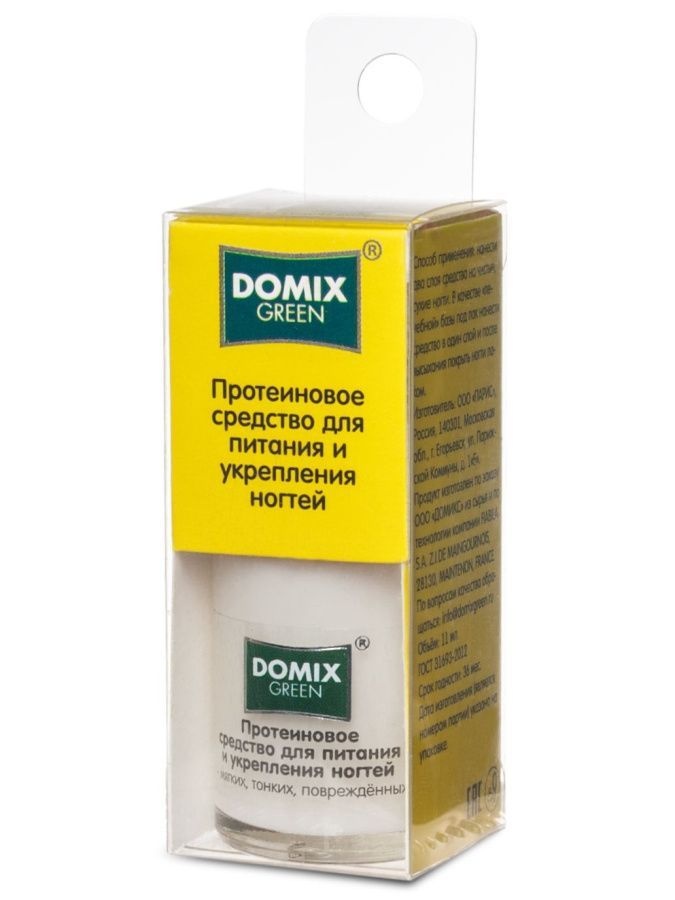 Протеиновое средство для питания и укрепления ногтей, Domix, 11 мл