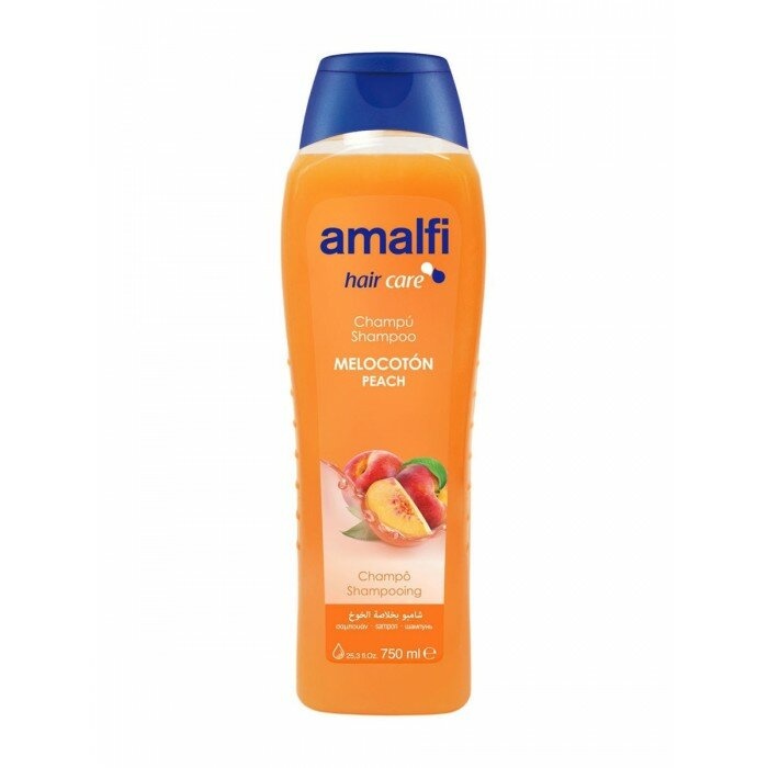 Шампунь семейный Персиковый для всех типов волос AMALFI, 750 мл
