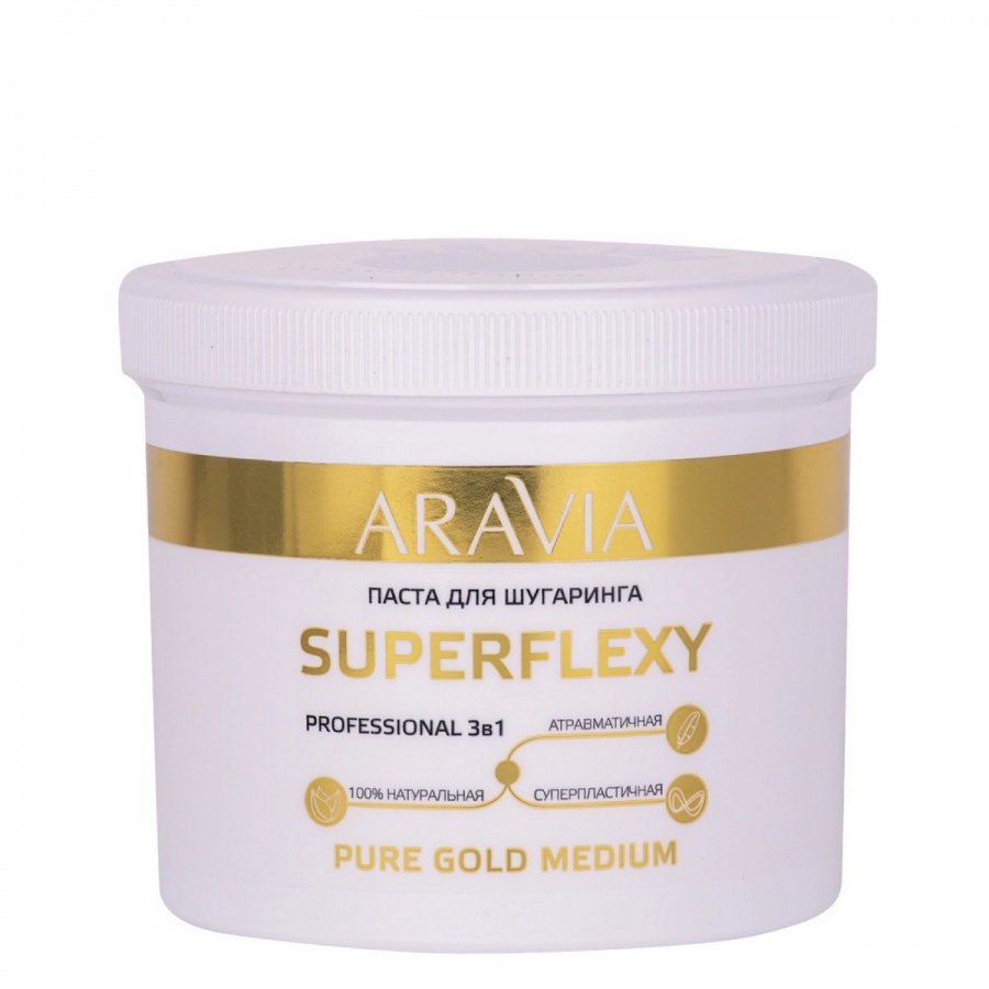 Паста для шугаринга, Superflexy Pure Gold, ARAVIA Professional, 750 г