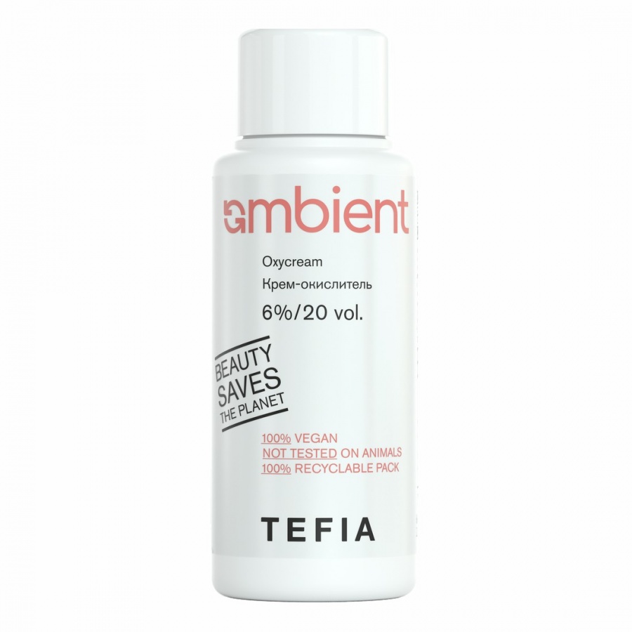 Крем-окислитель 6%, Oxycream 6%/20 vol., Ambient, TEFIA, 60 мл
