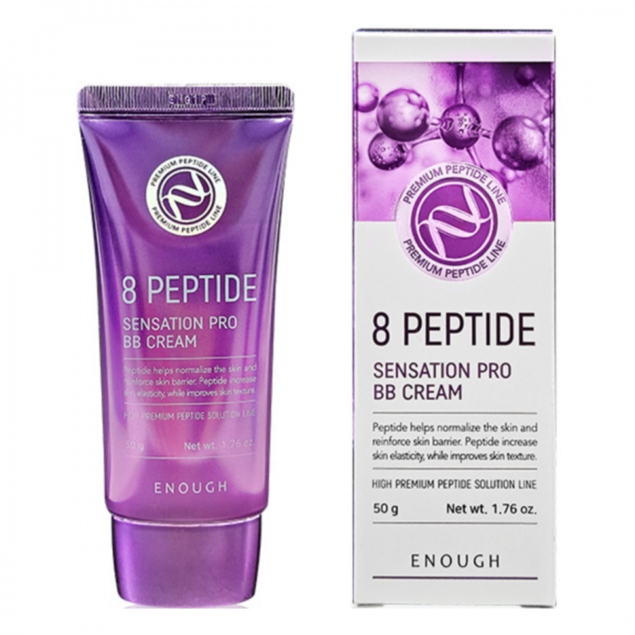 BB-крем с пептидами, 8 Peptide Sensation Pro BB Cream SPF 47 PA+++, Enough, 50 г