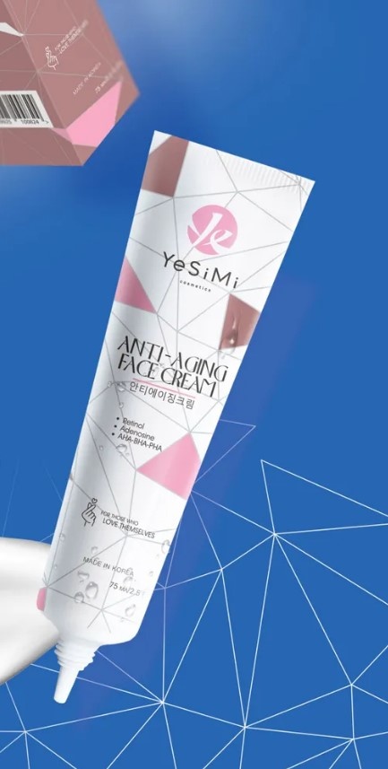 Крем для лица Омолаживающий с эффектом лифтинга, Anti-aging face cream, YeSIMI, 75 мл
