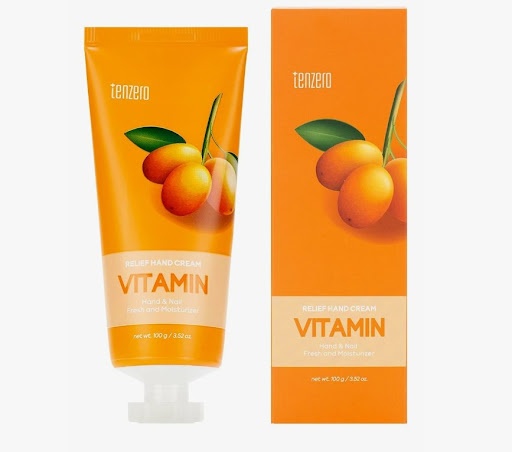 Крем для рук с Витаминами, RELIEF HAND CREAM VITAMIN, TENZERO, 100 г