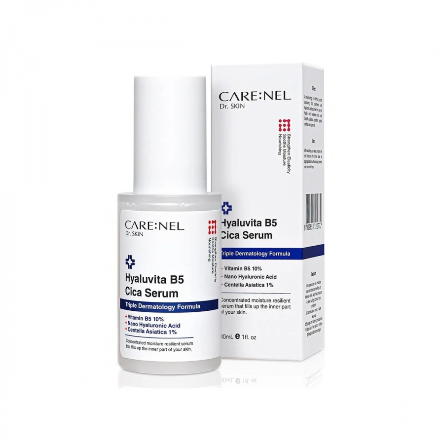 Сыворотка для лица с витамином B5 и гиалуроновой кислотой, Hyaluvita B5 Cica Serum, CARENEL, 30 мл