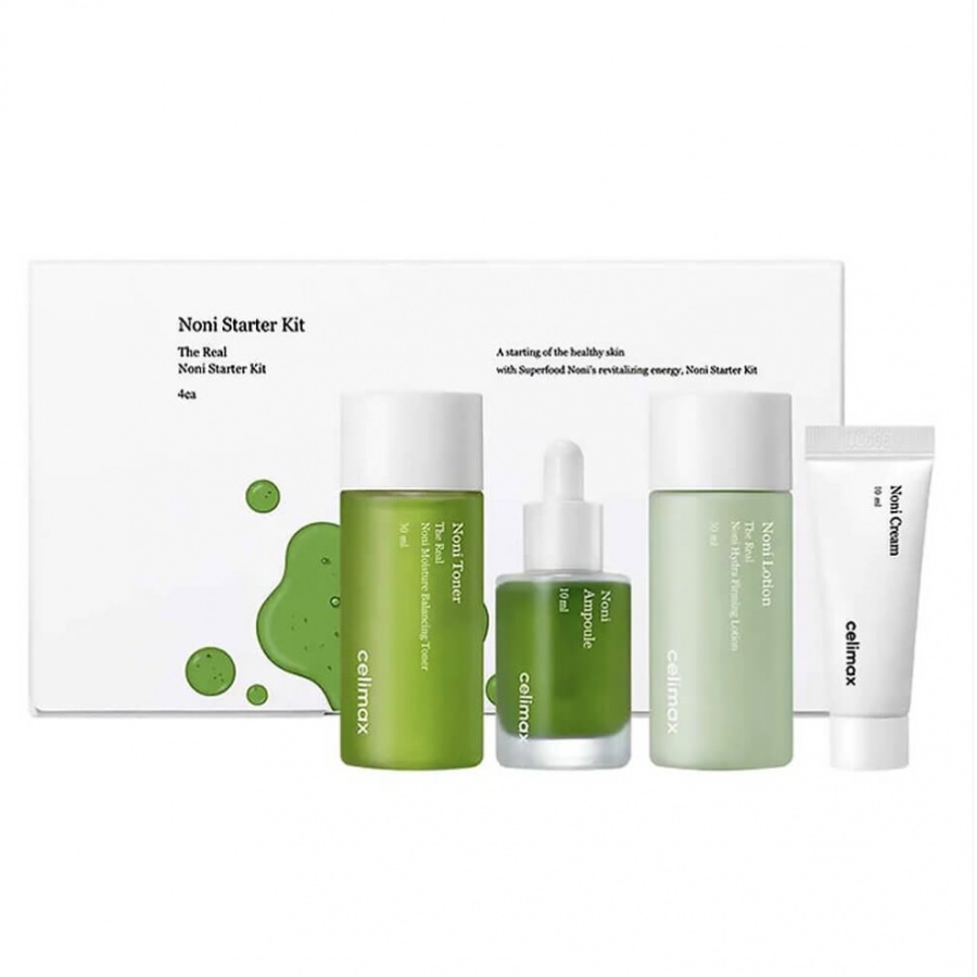 Набор для лица с экстрактом нони, The Real Noni Starter Kit (New), celimax, 20 мл/10 мл*2