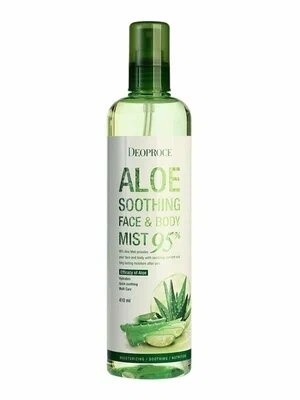 Спрей для лица и тела с алоэ, ALOE SOOTHING FACE & BODY MIST 95%, DEOPROCE, 410 мл
