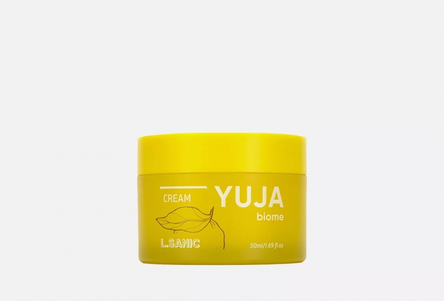 Крем восстанавливающий с экстрактом юдзу и пробиотиками, Yuja Biome Cream, L.Sanic, 50 мл