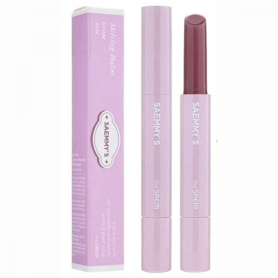 Бальзам для губ Saemmy's Syrup Shot Melting Balm 04 Grape Jam, THE SAEM, 1,8 г
