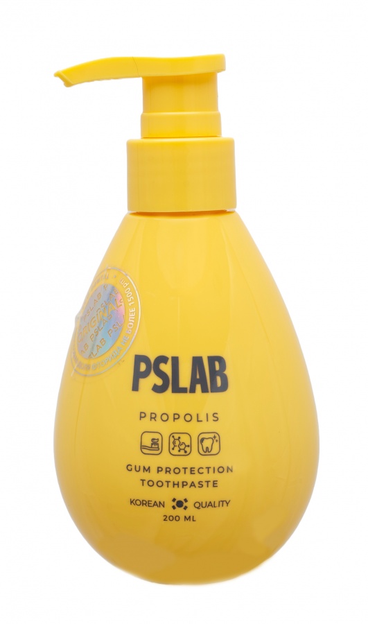 Зубная паста для ухода за деснами с прополисом GUM PROTECTION, PSLAB, 200 мл