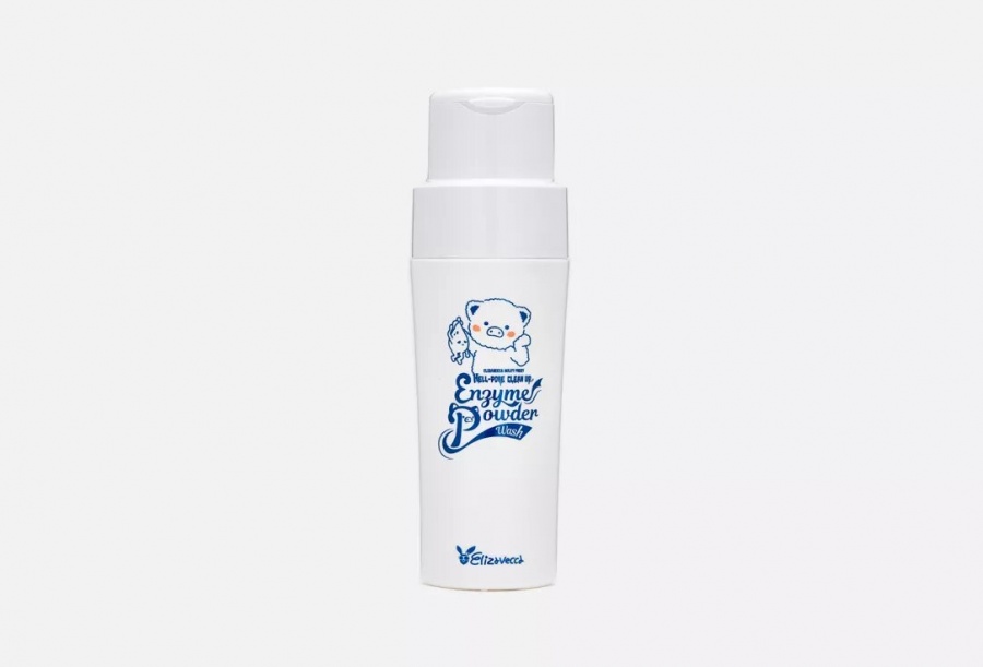 Пудра для лица энзимная, Hell-Pore Clean Up Enzyme Powder Wash, Milky Piggy, 80 г