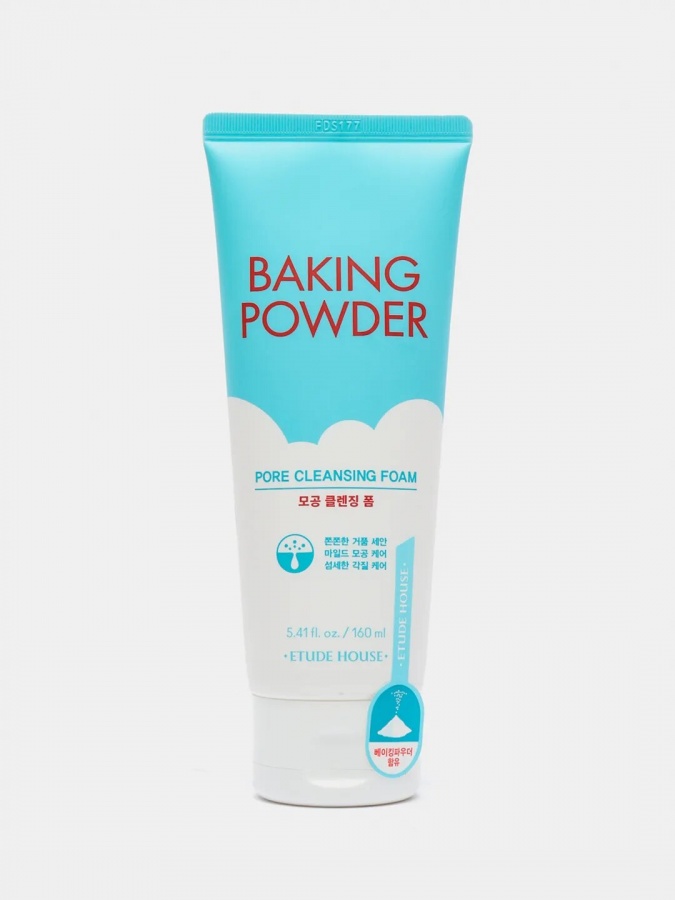 Пенка для умывания тройного действия, Baking Powder Pore Cleansing Foam, ETUDE HOUSE, 160 г