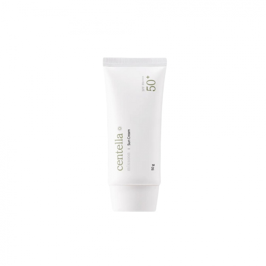 Крем для лица солнцезащитный с экстрактом центеллы азиатской, Centella Sun Cream, mixsoon, 50 г
