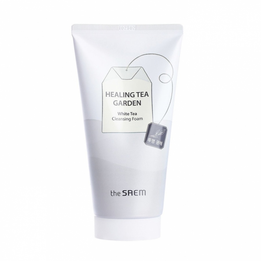 Пенка для лица очищающая с экстрактом белого чая, Healing Tea White Tea Cleansing Foam,THE SAEM, 150 мл