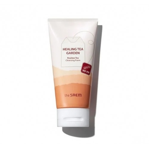 Пенка для лица с экстрактом ройбуша, Healing Tea Garden Rooibos Tea Cleansing Foam, THE SAEM, 150 мл