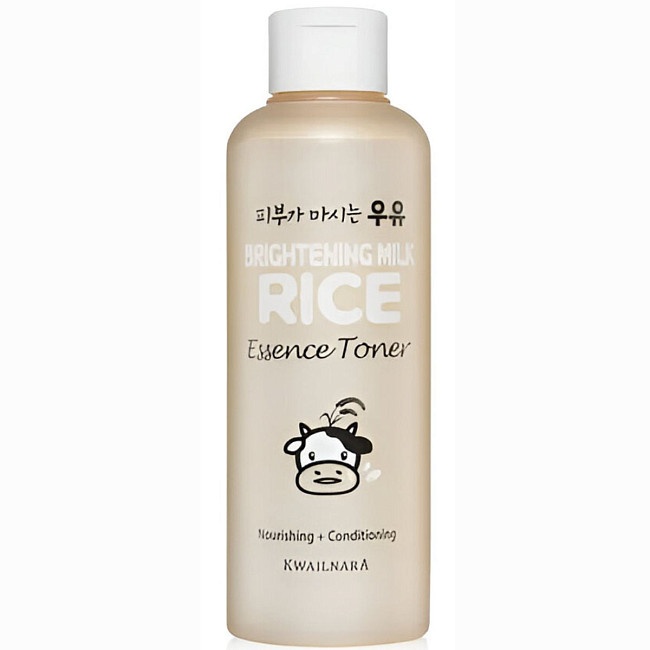 Тонер для лица осветляющий Brightening Milk Rice Essence Toner, Kwailnara, Welcos, 200 мл