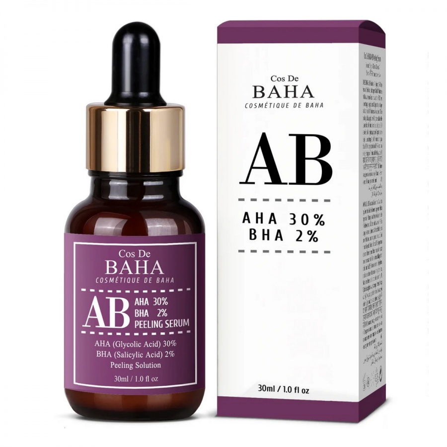 Сыворотка для лица отшелушивающая AHA/BHA AB Serum, COS DE BAHA, 30 мл