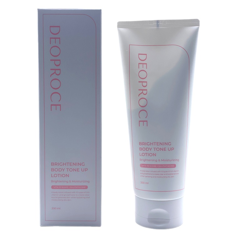 Лосьон для тела осветляющий, BRIGHTENING BODY TONE UP LOTION, DEOPROCE, 200 мл
