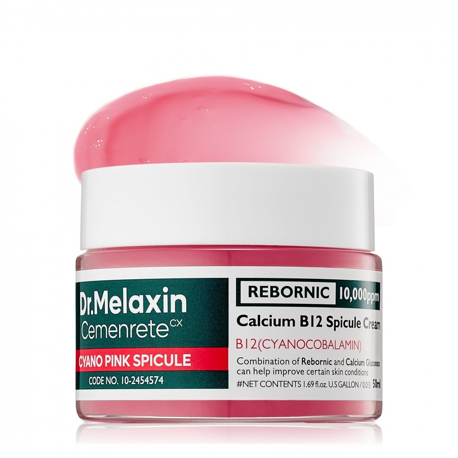 Крем для лица с микроспикулами, Cemenrete Cyano Pink Spicule Cream, Dr. MELAXIN, 50 мл