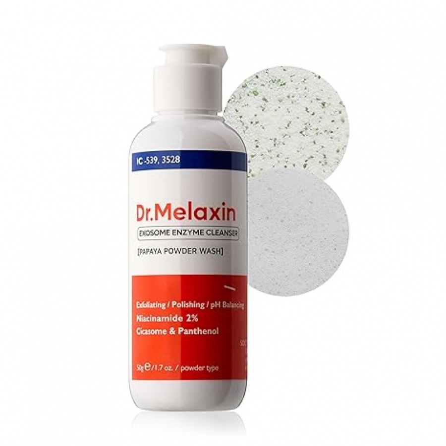 Пенка для лица в виде пудры энзимная с экзосомами, Exosome Enzyme Cleanser, Dr. MELAXIN, 50 г