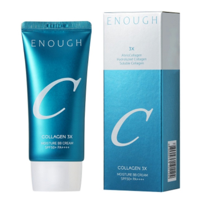 Крем ББ для лица с коллагеном, Collagen 3x moisture BB Cream SPF50+ PA++++, ENOUGH, 50 мл