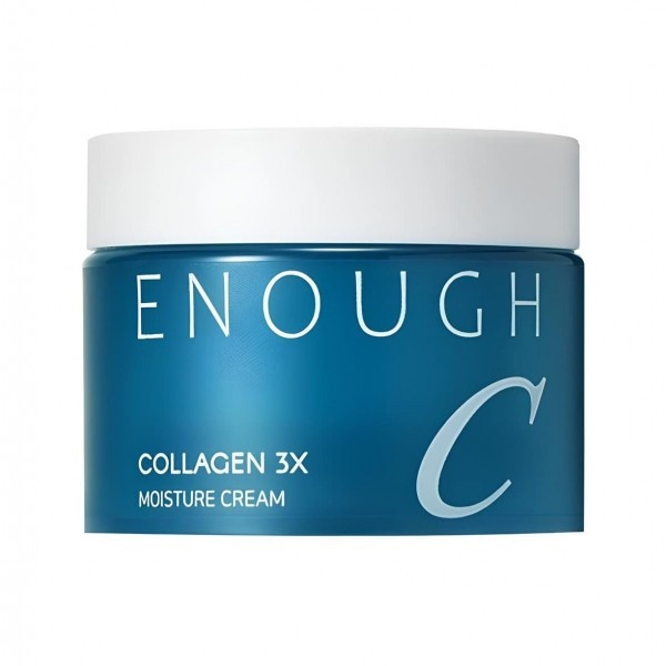 Крем для лица увлажняющий с коллагеном, Collagen 3x moisture Cream, ENOUGH, 50 мл