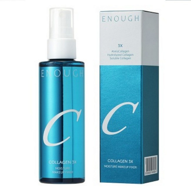 Спрей-мист для лица для фиксации макияжа, Collagen 3x moisture Makeup Fixer, ENOUGH, 100 мл