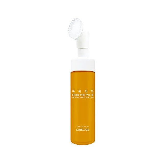 Пенка для лица очищающая с пантенолом, PANTHENOL BUBBLE CHEWY FOAM, LEBELAGE, 200 мл