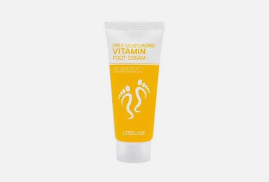 Крем для ног витаминный, DAILY MOISTURIZING VITAMIN FOOT CREAM, LEBELAGE, 100 мл