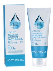 Гель для лица и тела универсальный с коллагеном, MOISTURE COLLAGEN  SOOTHING GEL, LEBELAGE, 300 мл