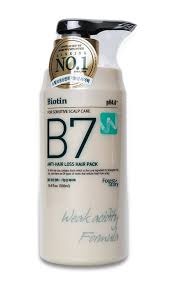  Маска для волос против выпадения с биотином Forest Story B7 Anti Hair Loss Hairpack, WELCOS, 500 мл