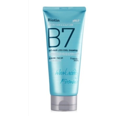 Шампунь для волос против выпадения с охлаждающим эффектом Forest Story B7 Anti Hair Loss Cool Shampoo, WELCOS, 200 мл