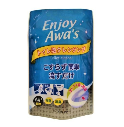 Пена чистящая для туалета (с ионами серебра) Enjoy Awas Toilet, Rocket Soap, 250 мл (сменная упаковка)