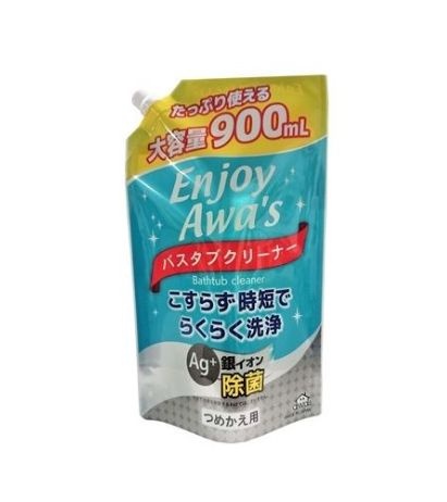 Спрей-пена чистящая для ванны (аромат цитрусов, с ионами серебра) Rocket Soap, 900 мл (сменная упаковка)