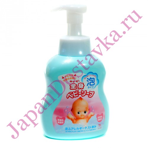 Детское пенящееся мыло для тела Kewpie, COW BRAND 400 мл