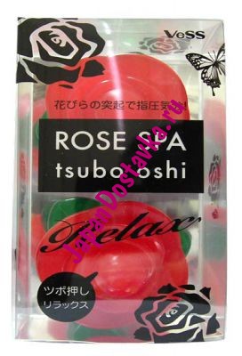 Массажер для точечного массажа тела Роза Rose spa tsubo oshi, VESS