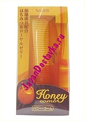 Складная расческа для увлажнения и придания блеска волосам с мёдом и маточным молочком пчёл Honey Brush, Vess