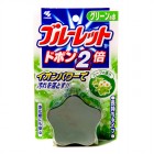 Двойная очищающая и дезодорирующая таблетка для бачка унитаза Bluelet Dobon W (аромат трав), KOBAYASHI 120 г Двойная очищающая и дезодорирующая таблетка для бачка унитаза Bluelet Dobon W (аромат трав), KOBAYASHI 120 г