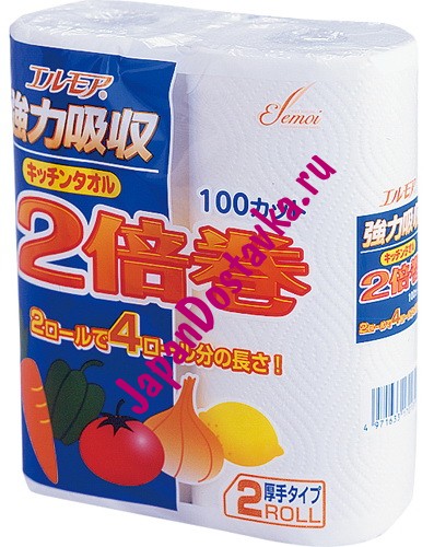 Бумажные полотенца для кухни Kami Shodji, ELLEMOI (2 рулона)