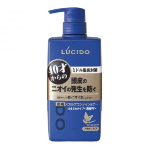 Мужской кондиционер Lucido Hair&Scalp Conditioner, снимающий раздражение и удаляющий неприятный запах с кожи головы (40+), MANDOM 450 мл