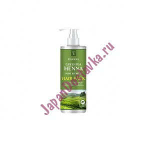 Маска для волос с зеленым чаем и хной Greentea Henna Pure Refresh Hair Pack, DEOPROCE Южная   1000 мл