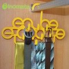 Вешалка-держатель для ремней и галстуков INOMATA (желтая) Вешалка-держатель для ремней и галстуков INOMATA (желтая)