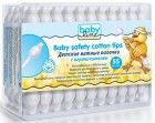 Ватные палочки с ограничителем в пластиковом боксе, BABYLINE 55 шт. Ватные палочки с ограничителем в пластиковом боксе, BABYLINE 55 шт.