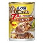 Влажный корм для собак c 7 лет Aiken Genki Говяжий гуляш с курицей и овощами, UNICHARM 400 г Влажный корм для собак c 7 лет Aiken Genki Говяжий гуляш с курицей и овощами, UNICHARM 400 г