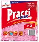 Салфетка универсальная Super для сухой и влажной уборки, PACLAN 3 шт. 35*35 см (розовая) Салфетка универсальная Super для сухой и влажной уборки, PACLAN 3 шт. 35*35 см (розовая)