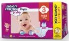 Детские подгузники Baby размер 3. Midi (4-9 кг), HELEN HARPER 70 шт. Детские подгузники Baby размер 3. Midi (4-9 кг), HELEN HARPER 70 шт.